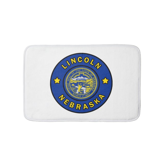 Lincoln Nebraska Badematte (Vorderseite)