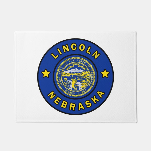 Lincoln Nebraska Fußmatte (Vorderseite)