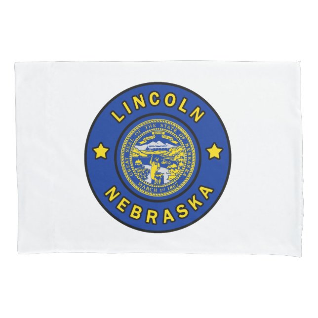 Lincoln Nebraska Kissenbezug (Vorderseite)