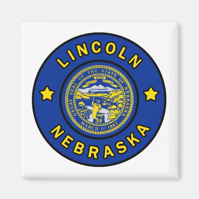 Lincoln Nebraska Magnet (Vorne)