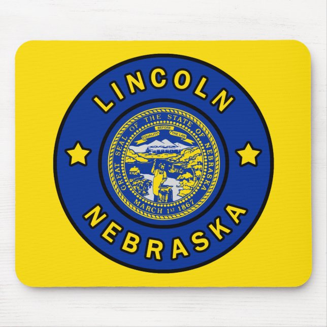 Lincoln Nebraska Mousepad (Vorne)