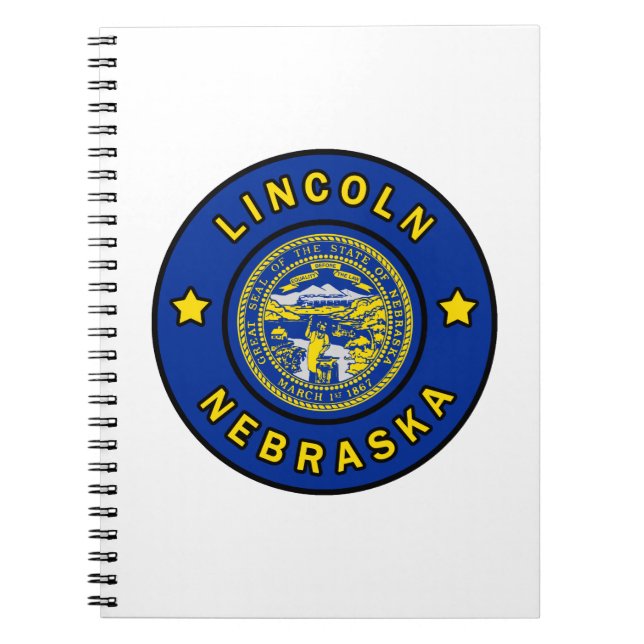 Lincoln Nebraska Notizblock (Vorderseite)