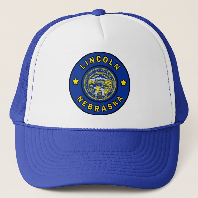 Lincoln Nebraska Truckerkappe (Vorderseite)