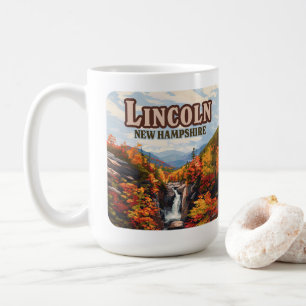 Lincoln New Hampshire Franconia Falls Herbst Kaffeetasse