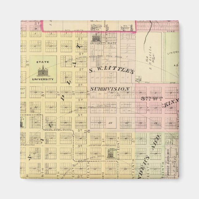 Lincoln North, Nebraska Magnet (Vorne)