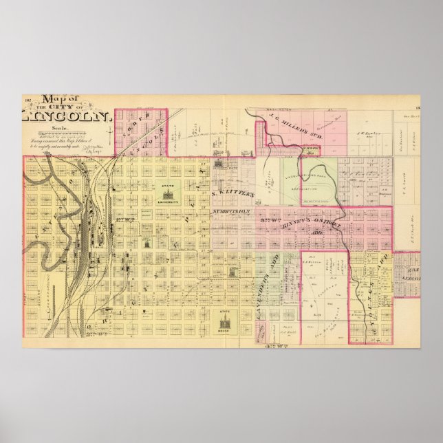 Lincoln North, Nebraska Poster (Vorne)