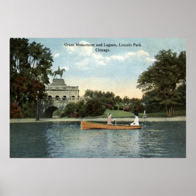 Lincoln Park, Chicago 1915 Vintag Poster (Vorne)