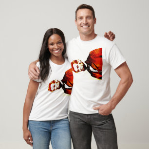 Lincoln Pop Art Farbige Seitenansicht-Porträt T-Shirt