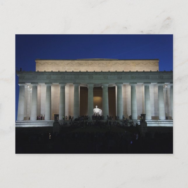 Lincoln Postkarte (Vorderseite)