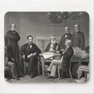Lincoln Reading the Emanzipation Proclamation Mousepad