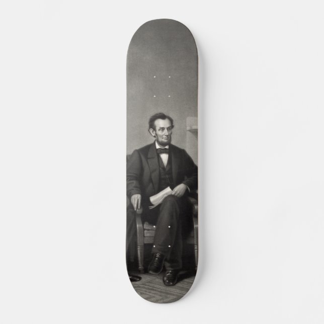 Lincoln Reading the Emanzipation Proclamation Skateboard (Vorderseite)