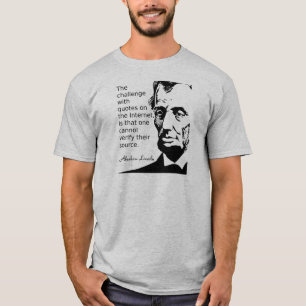 Lincoln-T-Shirt-Zitat T-Shirt