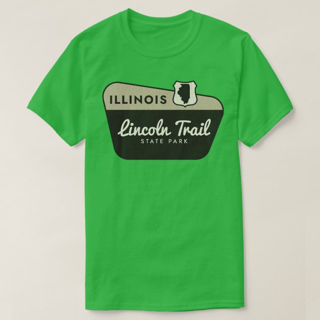 Lincoln Trail Staat Park Illinois Willkommen T-Shirt (Design vorne)