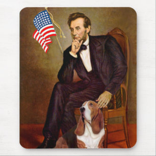 Lincoln und Basset #2 Mousepad