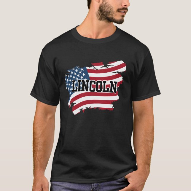 Lincoln USA T-Shirt (Vorderseite)