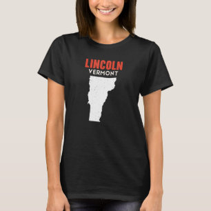 Lincoln Vermont USA Staat America Travel Vermonter T-Shirt