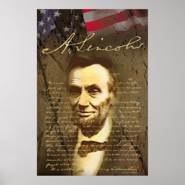 Lincoln von Gregory Gallo Poster (Vorne)