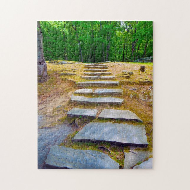 Lincoln Woods Rhode Island. Puzzle (Vertikal)