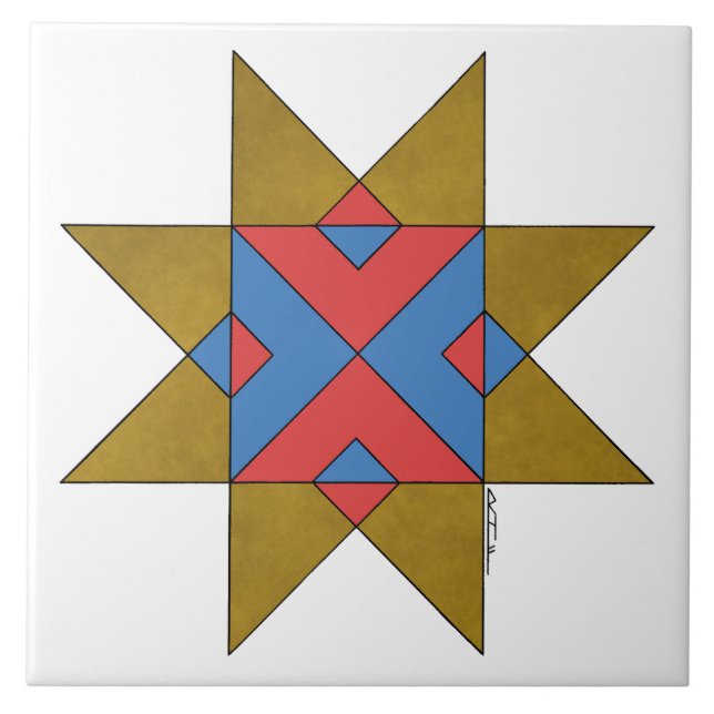 Lincolnshire Auseklis Witch Mark Fliese (Vorderseite)