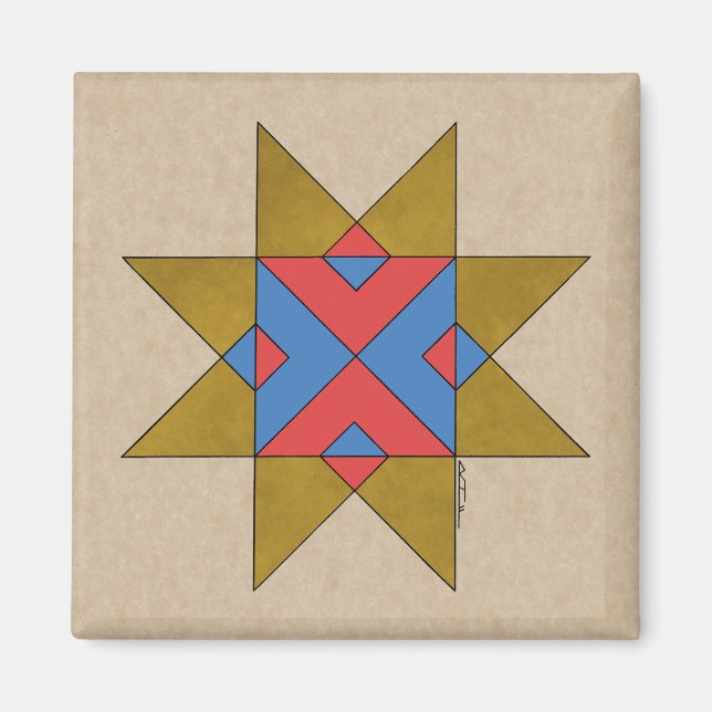 Lincolnshire Auseklis Witch Mark Magnet (Vorne)