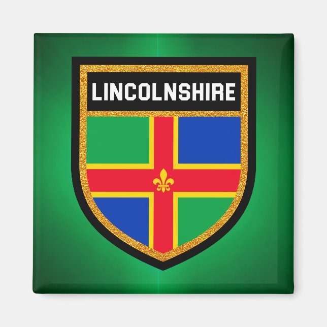 Lincolnshire Flag Magnet (Vorne)