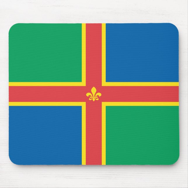 Lincolnshire Flag Mousepad (Vorne)