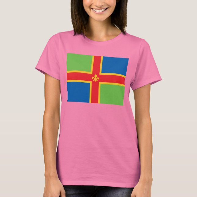 Lincolnshire Flag T-Shirt (Vorderseite)