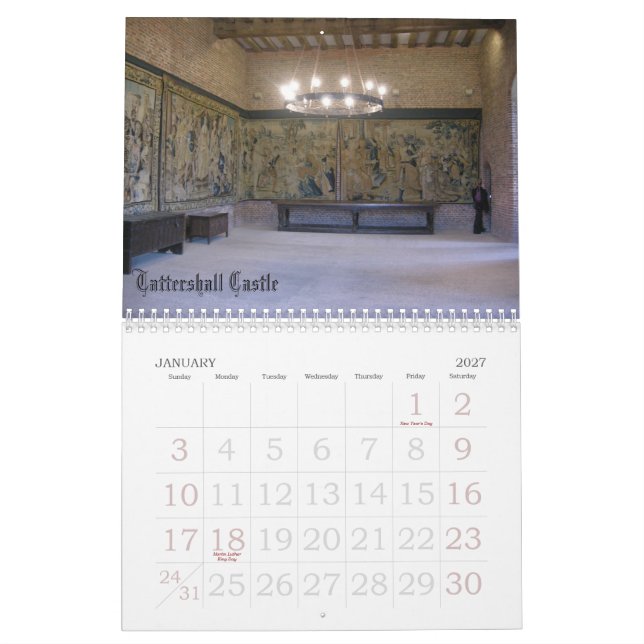 Lincolnshire Kalender (Jan 2027)