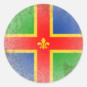 Lincolnshire Runder Aufkleber