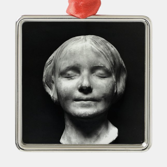 L'Inconnue de la Seine' Silbernes Ornament (Vorne)