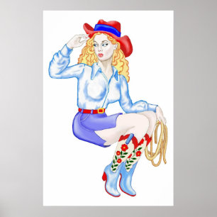 Linda Blume Boots Poster