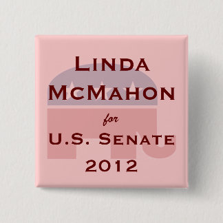 Linda McMahon für US-Senatsknopf Button
