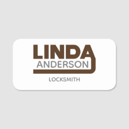 Linda Name Tag Namensschild