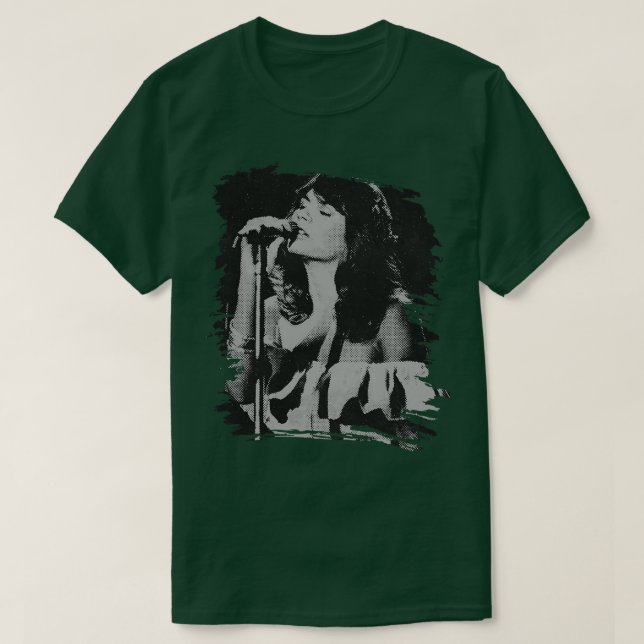 Linda Ronstadt Retro Poster T-Shirt (Design vorne)