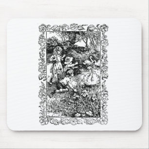 Linda und der Schwan Mousepad