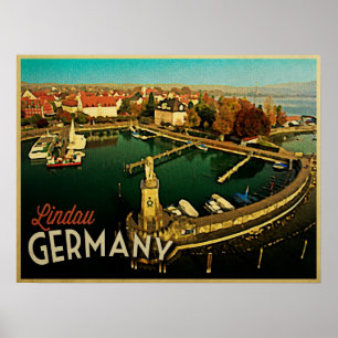 Lindau Deutschland Panorama Poster