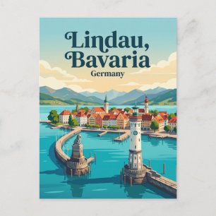Lindau Deutschland Postkarte
