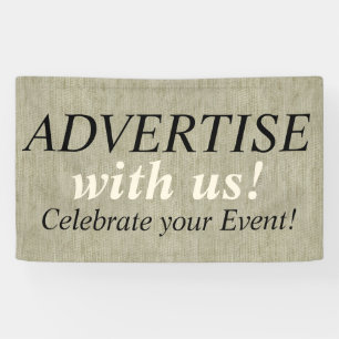 Linde Leinwand nahtlose Muster 3 + Ihre Ideen Banner