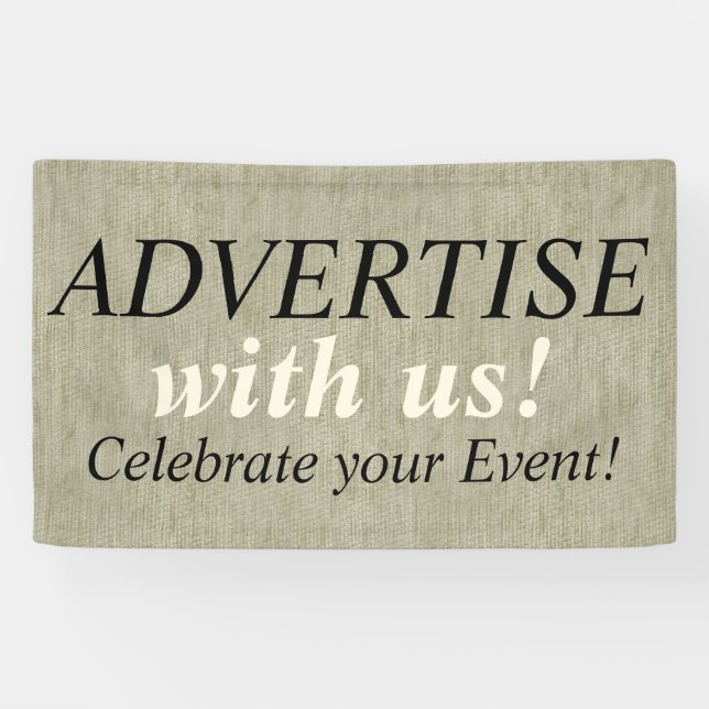 Linde Leinwand nahtlose Muster 3 + Ihre Ideen Banner (Horizontal)