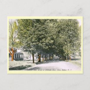 Linden Ave., Glen Ridge NJ 1915 Vintage Postkarte