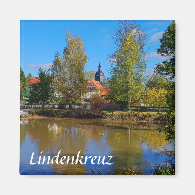 Lindenkreuz in Thüringen Magnet (Vorne)