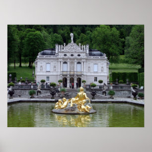 Linderhof Palast Poster