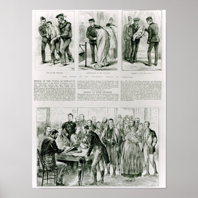 Linderung irischer Not Poster (Vorne)