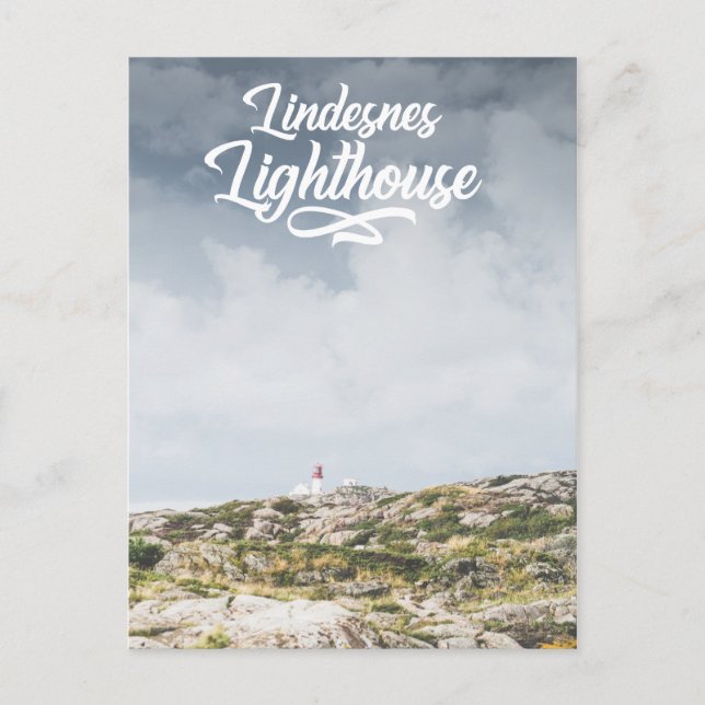 Lindesnes Lighthouse Postkarte (Vorderseite)