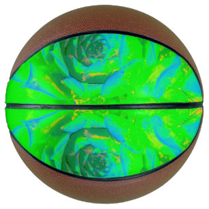Lindgrüne Chartreuse Sukkulente Sedumrosette Basketball