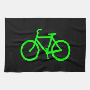 Lindgrünes Fahrrad Handtuch