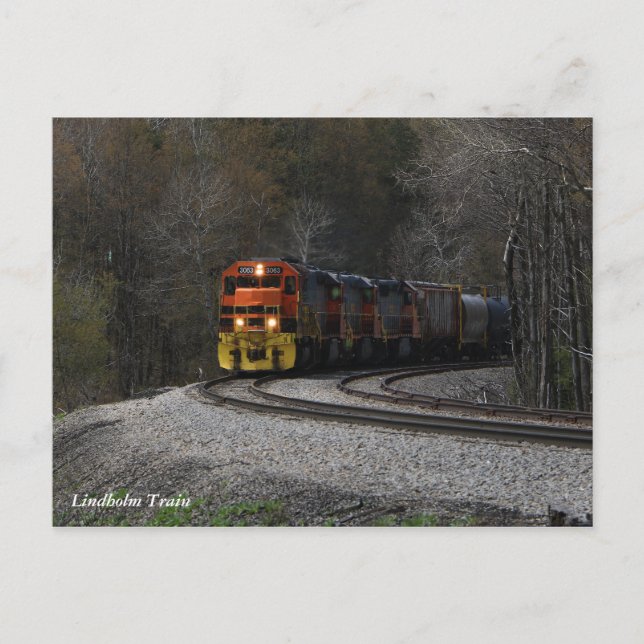 Lindholm Train Postkarte (Vorderseite)