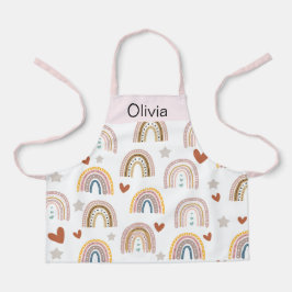 Lindo Arcoiris Boho Acuarela Multicolor Schürze