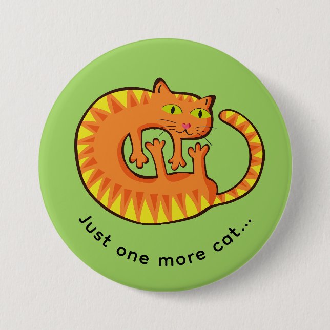 Lindo Gato, gato, gatito Button (Vorderseite)