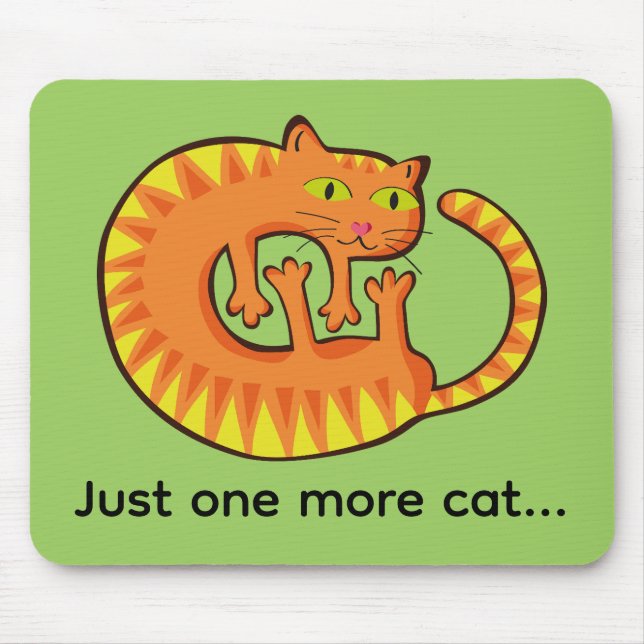 Lindo Gato, gato, gatito Mousepad (Vorne)